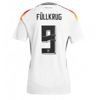 Billiga Tyskland Niclas Fullkrug #9 Hemma fotbollskläder Dam EM 2024 Kortärmad